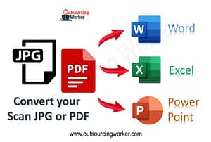 I will convert PDF to word, PDF to excel, jpeg to word or excel