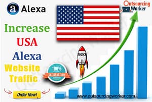 I will Provide 1000 USA Alexa Website Organic Traffic
