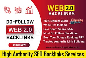 I will do web2.0 Backlinks Manually