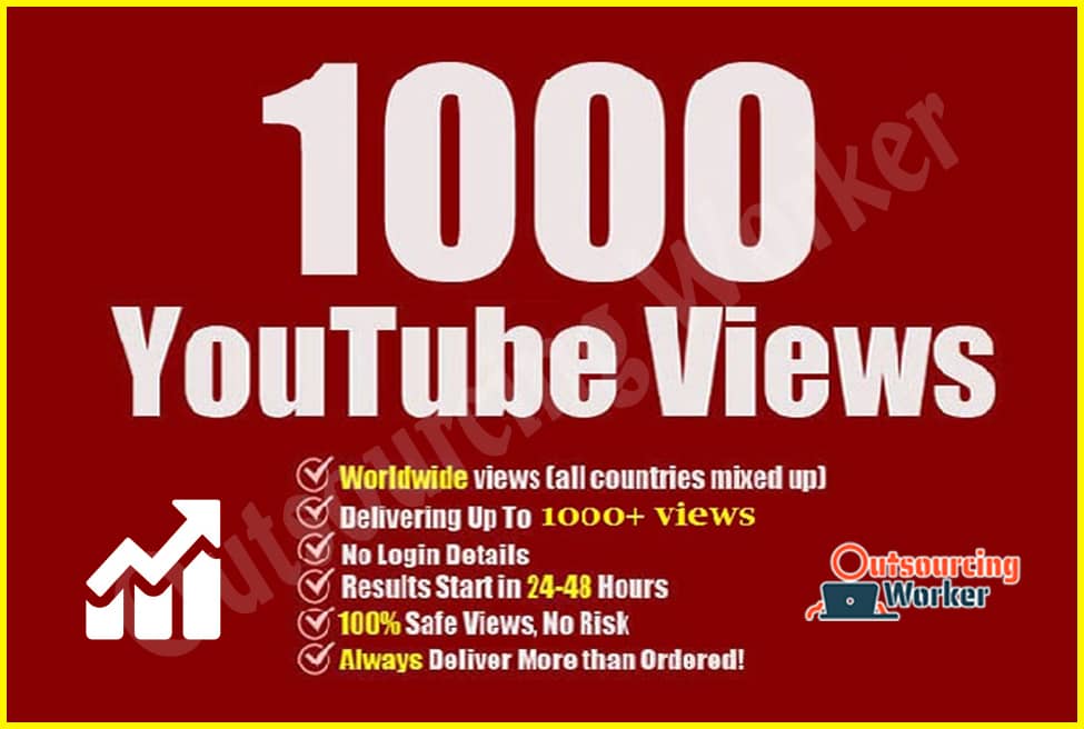 I Will Worldwide 1000 Youtube Video Views