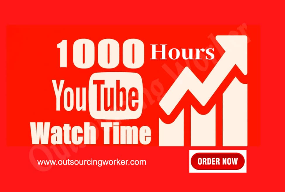 I will add 1000 YouTube Watch Hours