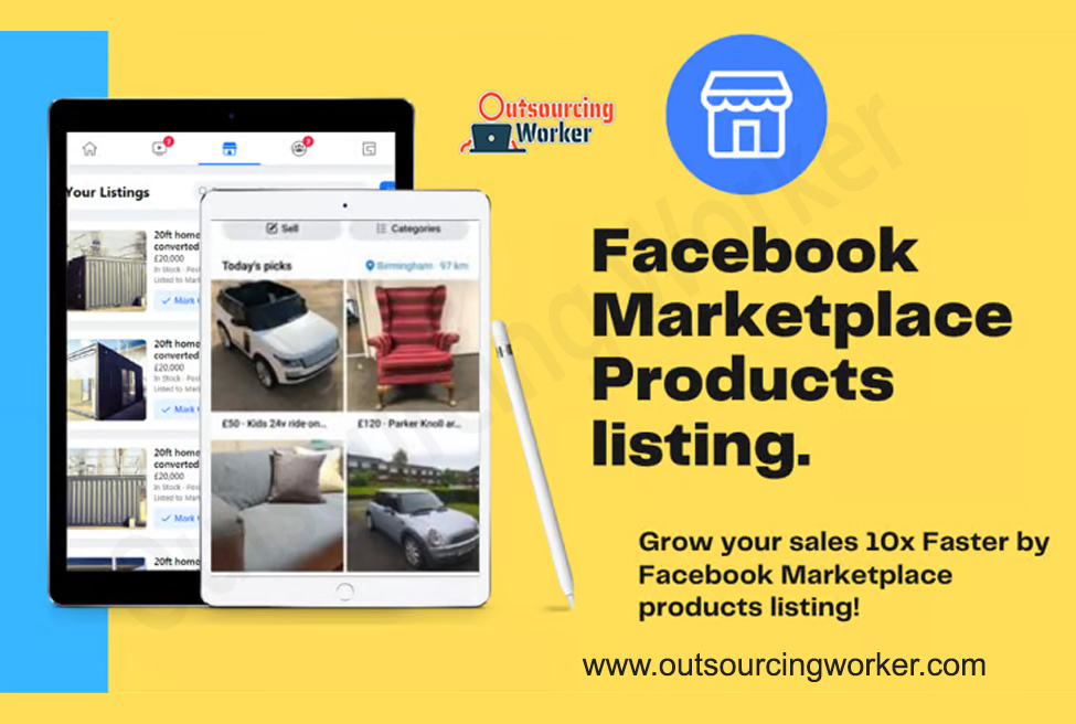 I will List Your Product On The Facebook Marketplace