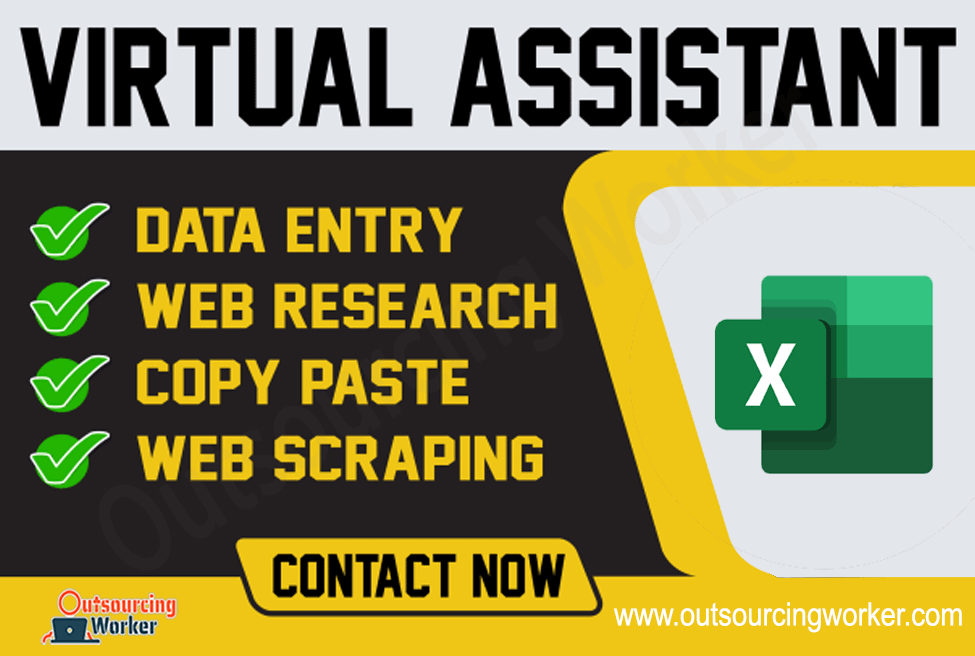 I will be virtual assistant for excel data entry