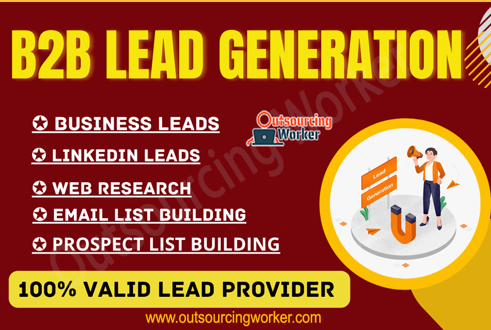 I will do B2B Lead Generation and Prospect List Building