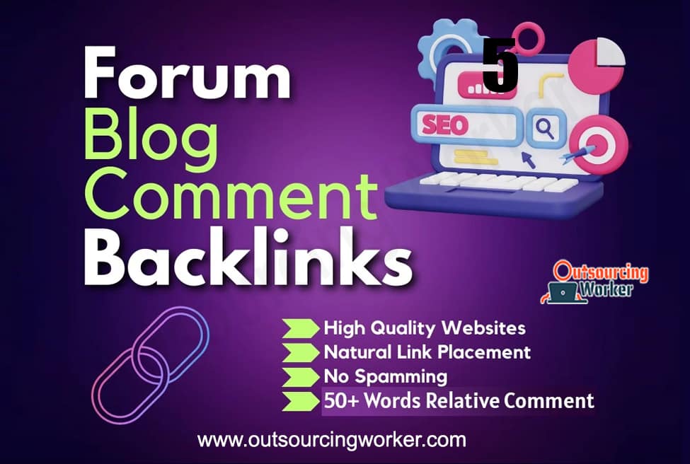 I will Create Top Quality 20 Forum Comment Posting Backlinks