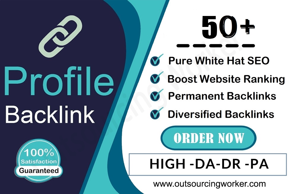 I will Do 50 High Quality Profile Backlinks SEO Link Building