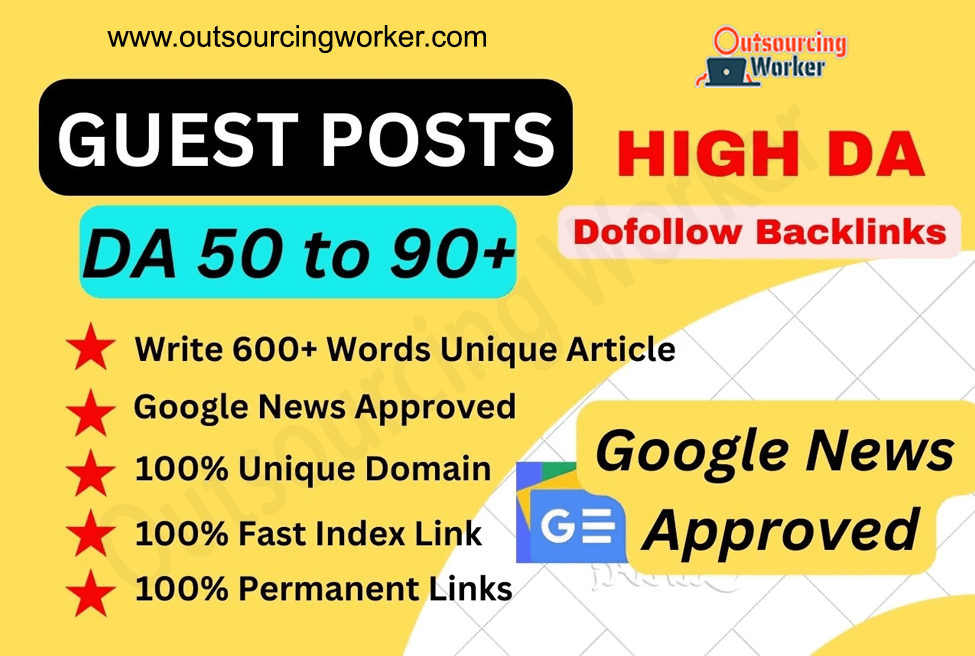 I will Publish Guest Post Google News Site Dofollow Backlink