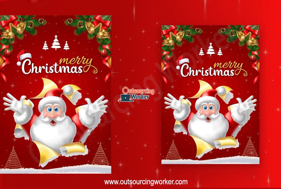 I Will Design Holiday Christmas Flyer, Poster