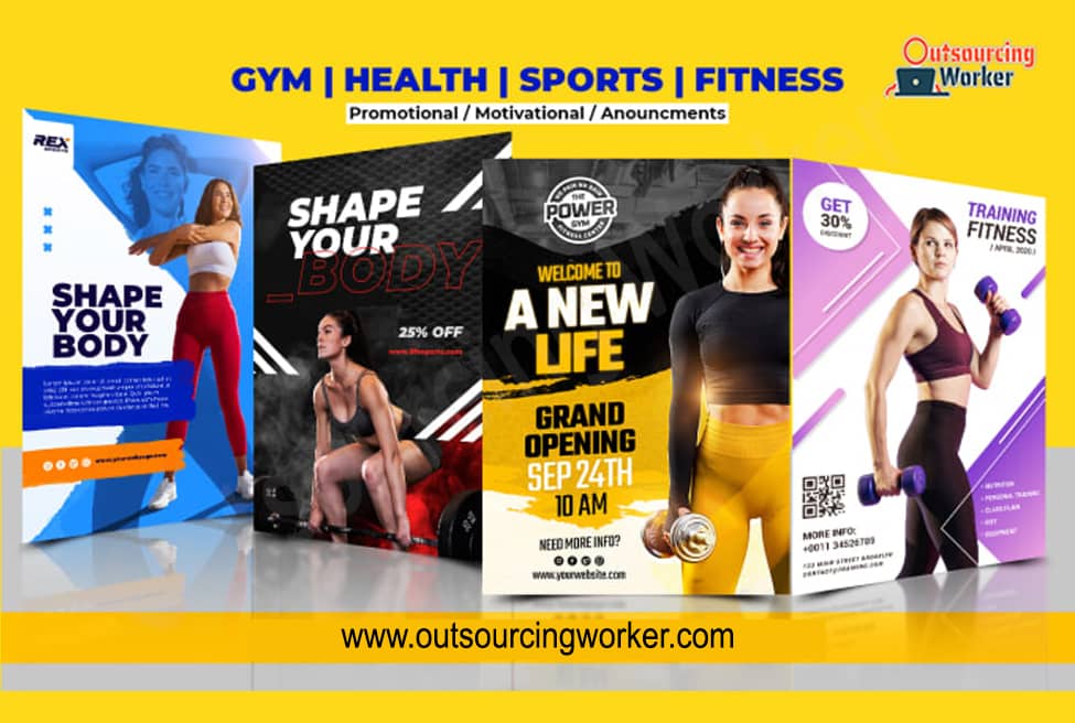 I Will Design Sports Flyer, Gym Flyer, And Fitness Flyer Poster
